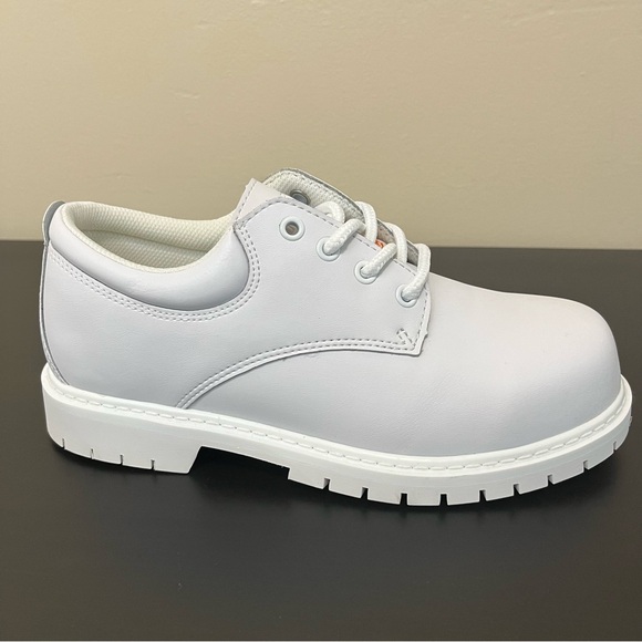 NWT Dakota White Steel Toe Work Shoes - Picture 2 of 16